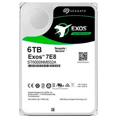 Seagate ST6000NM002A - Exos 7E8 HD 6TB Enterprise 7200 rpm SATA