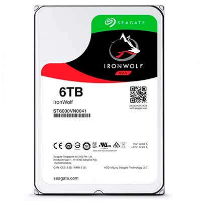 ST6000VN0041 - HD Seagate SATA 6TB interno 7200rpm IronWolf