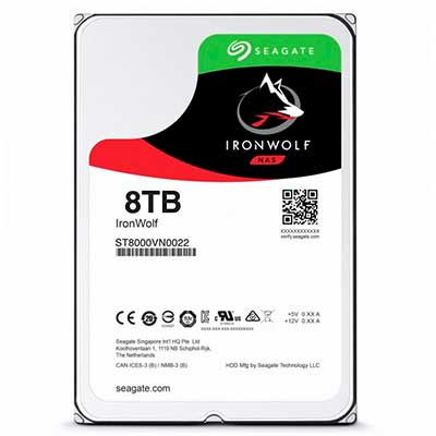 Seagate Ironwolf ST8000VN0022  - HD Interno SATA 8TB 7200rpm NAS