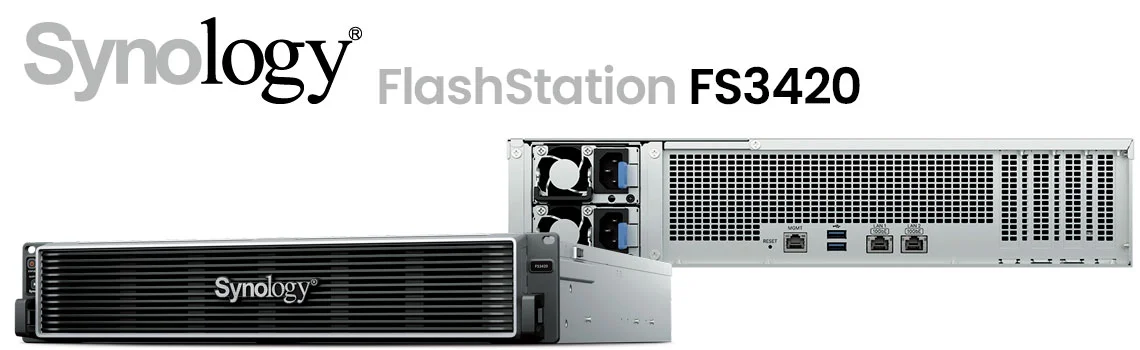 Synology FlashStation FS3420 para armazenamento all-flash de alto desempenho