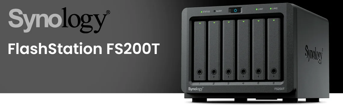 Synology FS200T para armazenamento all-flash compacto e silencioso