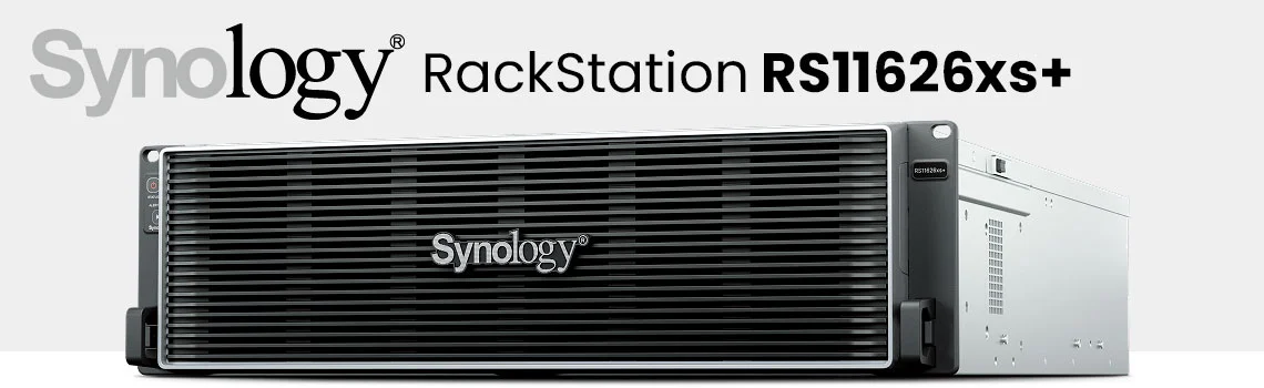 Synology RS11626xs+ para armazenamento corporativo escalável e de alta disponibilidade
