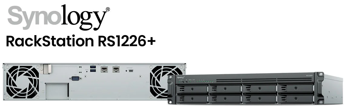 Synology RS1226+ para armazenamento corporativo de alto desempenho