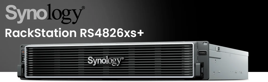 Synology RS4826xs+ para workloads corporativos com 12 baias e alto desempenho