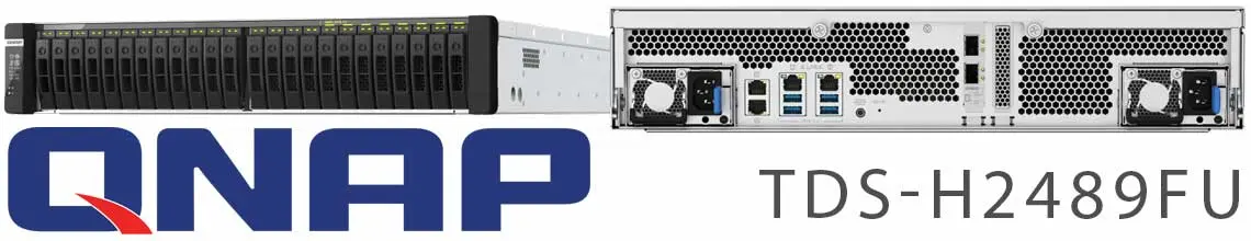 TDS-h2489FU Qnap, All Flash ideal para data centers e virtualização