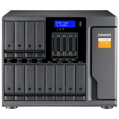 Qnap TL-D1600S - Gabinete de expansão JBOD Desktop 16 baias