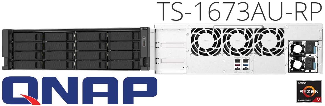 TS-1673AU-RP, NAS 16 baias ideal para virtualização