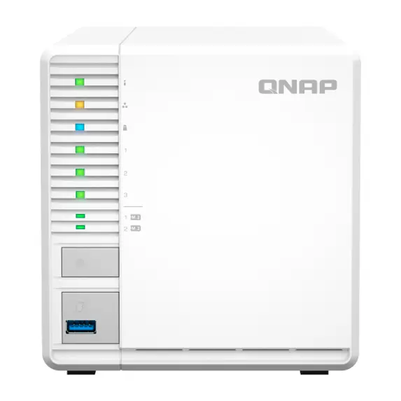 Qnap TS-364 - Storage NAS com 3 baias ideal para RAID 5