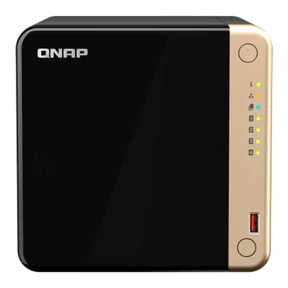 Qnap TS-464 - Servidor NAS 4 baias de alta performance com 2 portas 2,5GbE