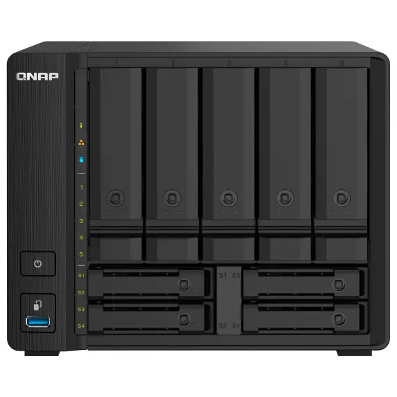 Qnap TS-932PX - Hybrid storage 9 baias com portas SFP+ 10GbE e 2,5GbE