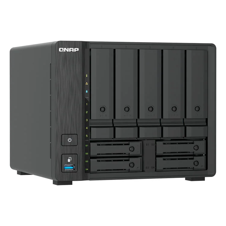 QNAP TS-h966TX NAS 9 baias com Thunderbolt 4, 10GbE e U.2 NVMe
