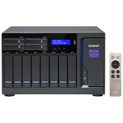 Qnap TVS-1282 - Tiered Storage 12 baias hot swappable