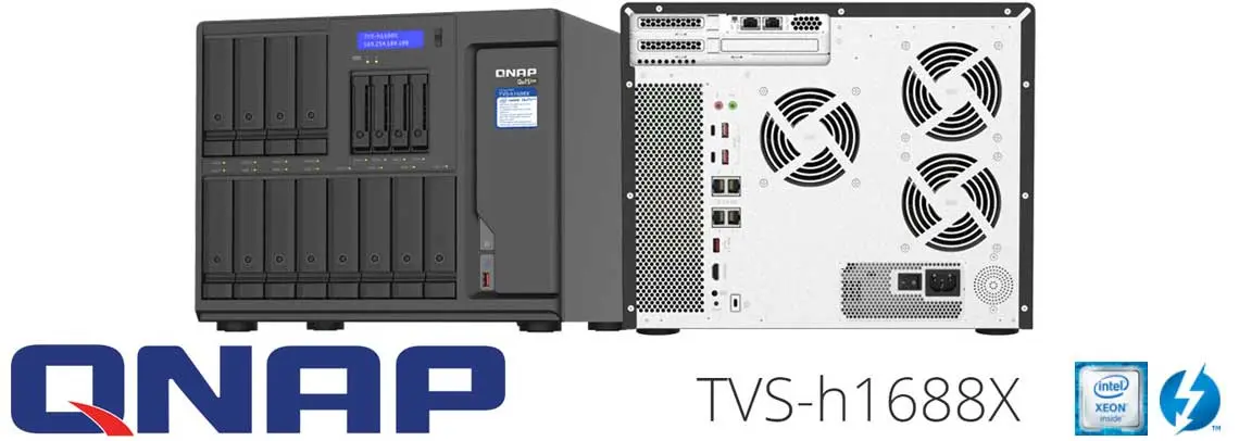 TVS-h1688X Qnap, servidor NAS ideal para virtualização
