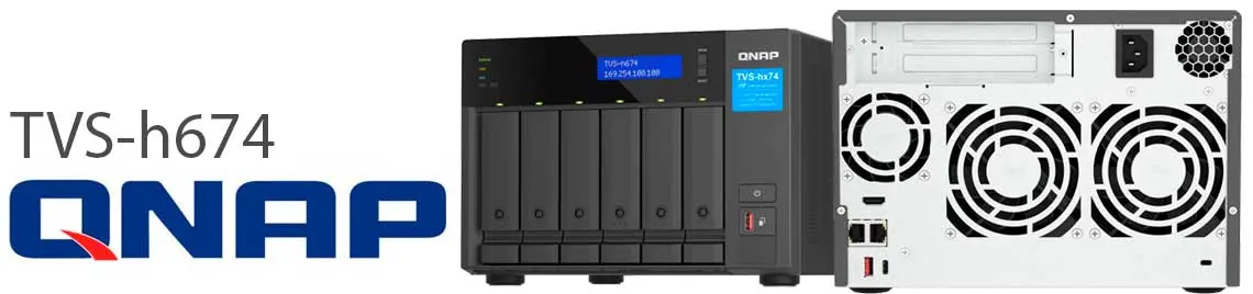 TVS-h674 Qnap, sistema de armazenamento com 6 baias ideal para virtualização