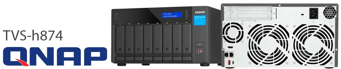 TVS-h874 Qnap, sistema de armazenamento com 8 baias ideal para virtualização