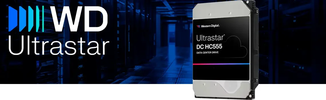 WD Ultrastar DC HC555 12TB com 7200 RPM e 512 MB para data center