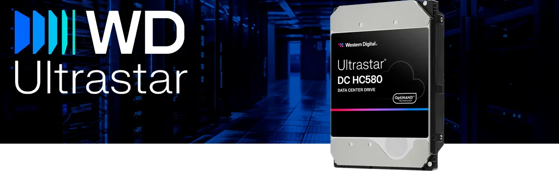 WD Ultrastar DC HC580 HDD SAS de 22TB para data center com tecnologia OptiNAND