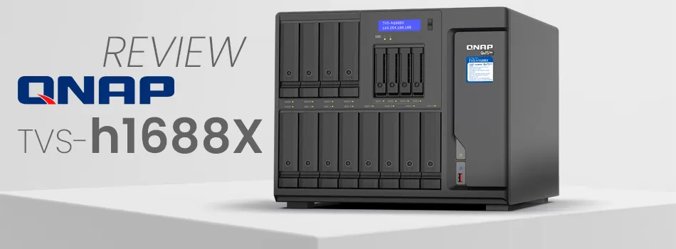 Análise Do NAS 16 Baias Para Armazenamento Hibrido - Review TVS-h1688X Qnap