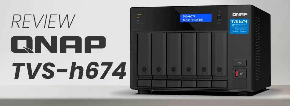 Análise sobre o servidor NAS 6 baias para virtualização - Review TVS-h674 Qnap