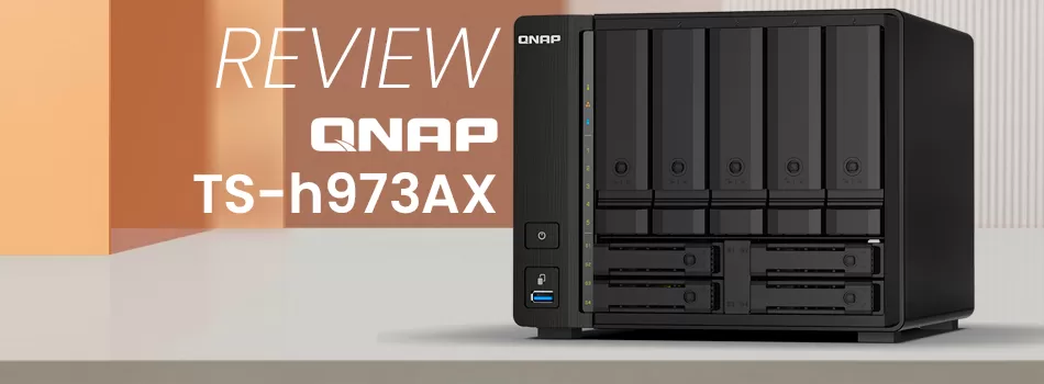 Análise Sobre O Storage Híbrido 9 Baias Desktop - Review TS-h973AX Qnap