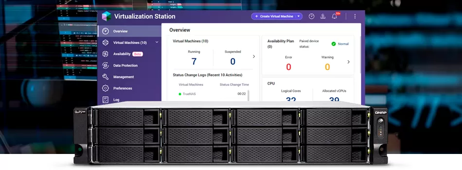 Arquitetura Integrada Entre NAS E Virtualization Station
