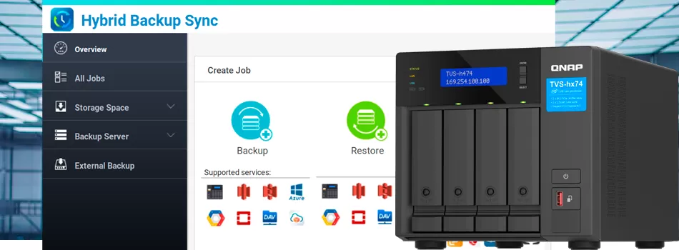 Backup Disciplinado - Review TVS-h474 Qnap