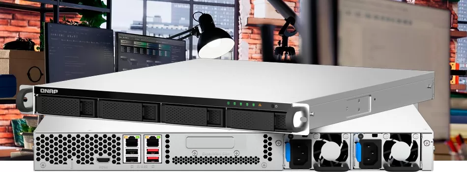 Hardware Que Evita Gambiarra Em Rack Post - TS-464U-RP Qnap