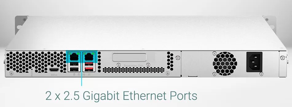 Rede 2.5GbE e o servidor de arquivos sob carga - Review TS-464U-RP Qnap