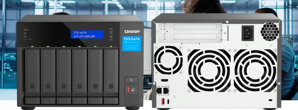 Rede e expansão em fluxos de IA - Review TVS-h674 Qnap
