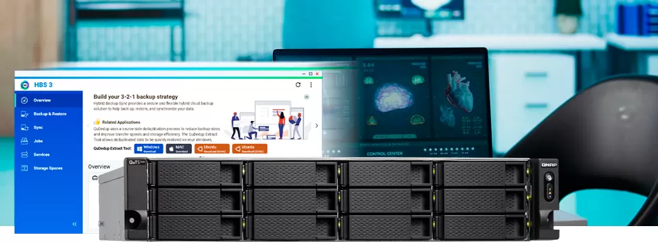 Solução de backup com TS-h1886XU-RP R2 - Review TS-h1886XU-RP R2 Qnap