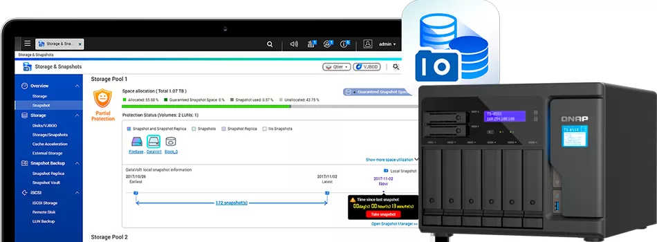 Tecnologia contra ransomware - Review TS-855X Qnap
