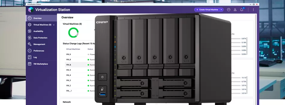 Virtualização e iSCSI - Review TS-h973AX Qnap